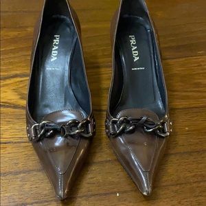 Authentic Prada kitten heels